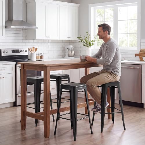 Furmax stackable metal bar stools