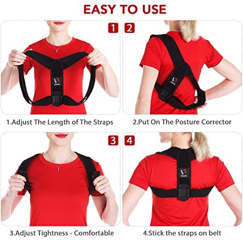 Model wearing Schiara back support