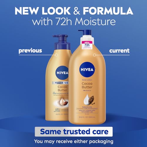 NIVEA lotion pump bottle nozzle detail