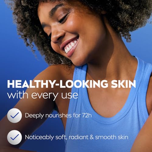 NIVEA body moisturizer bottle back view