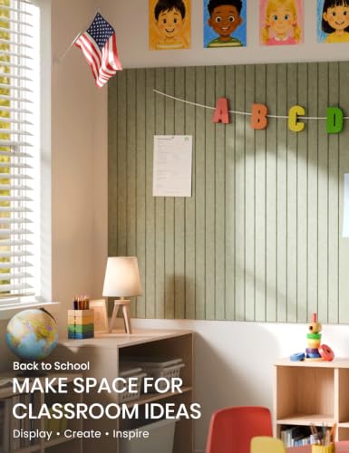 Example of custom tile layout on office wall