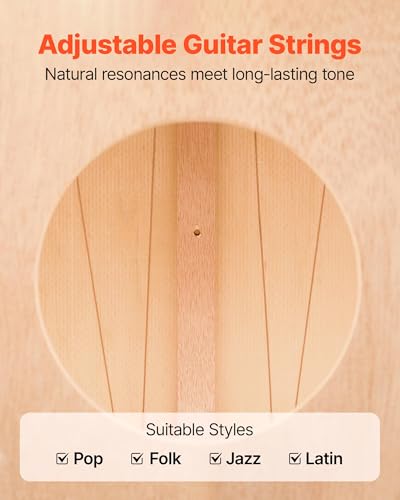 Adjustable internal guitar strings view