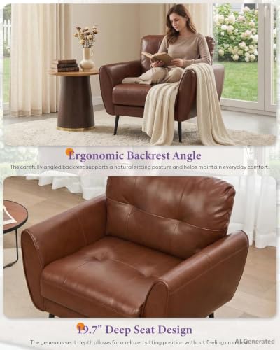 Dimension diagram for the 8024 accent chair