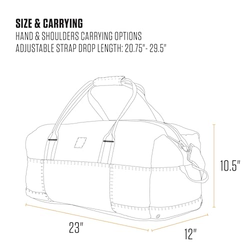 Carhartt Utility Duffel padded shoulder strap