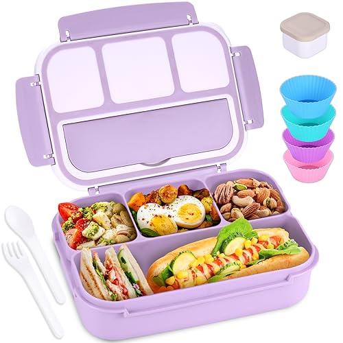 shell and turtle Lavender Bento Box 1200ml