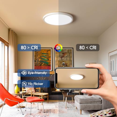 YELIOLED light in a modern living room setting