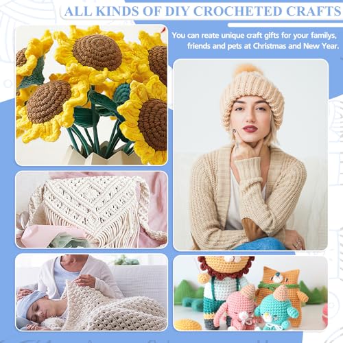 Complete crochet hook set for crafting