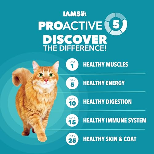 Nutritional information label on IAMS 7 lb cat food
