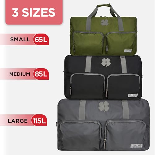 Lucky Brand travel duffle bag displayed in a lifestyle setting