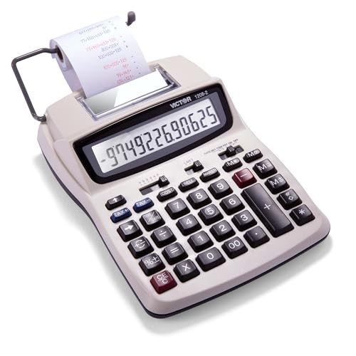 Victor 1208-2 printing calculator top view