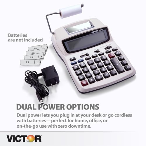 Victor calculator ink roller printout