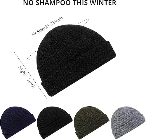 SATINIOR Trawler Beanie side profile