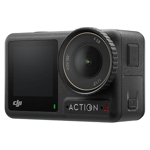 DJI Osmo Action 4 mounted on helmet