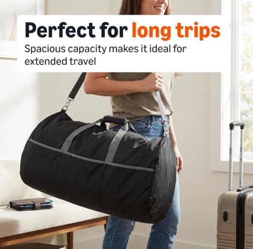 Essentials duffel bag showing interior zippered pockets