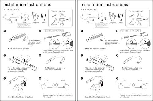Mounting hardware for ILAISIHOME hooks