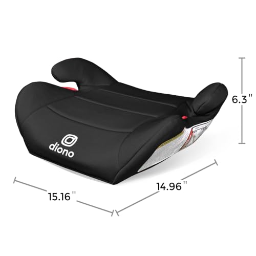 Diono Solana Lite top view showing seat dimensions