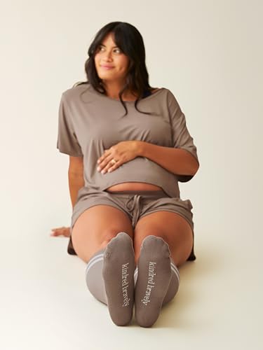 Close up of maternity compression sock fabric