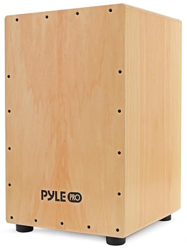 Pyle PCJD18 Wooden Cajon front view