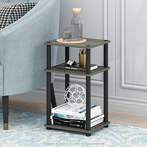 Furinno compact open shelf end table