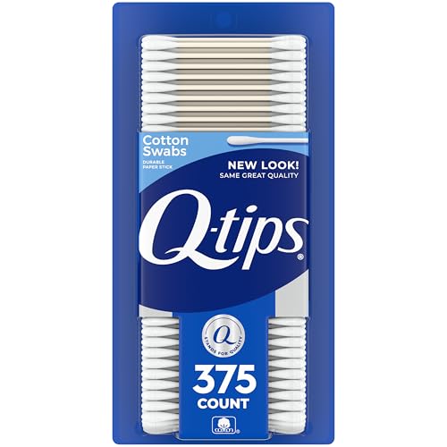 Q-tips Cotton Swabs 375 Count box