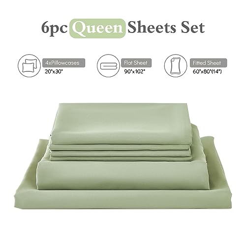 Hotel luxury Queen bed sheets by ILAVANDE
