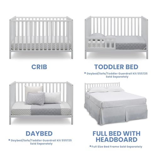 Delta Children Heartland crib side profile