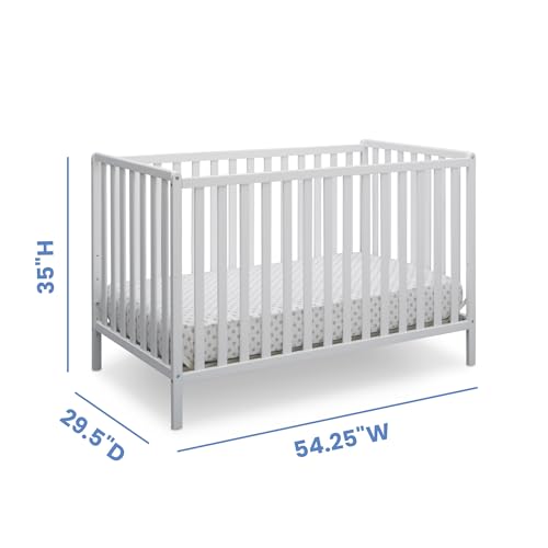 Delta Children Heartland crib mattress height positions