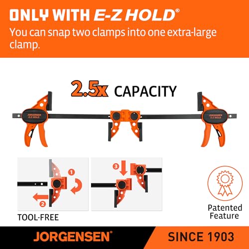 Jorgensen bar clamp steel rail and jaw