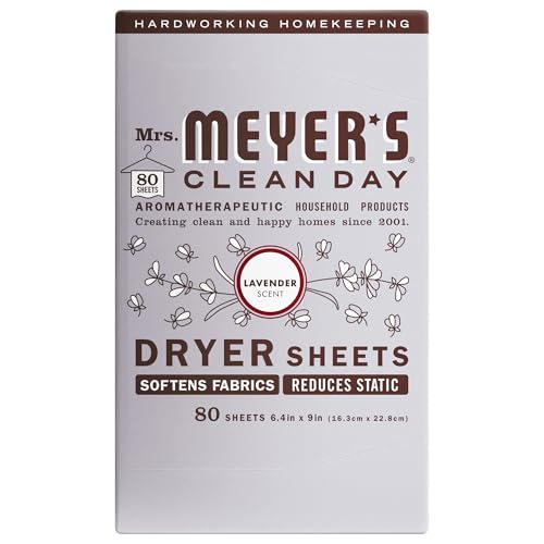 Mrs. Meyer's Clean Day Lavender Dryer Sheets box