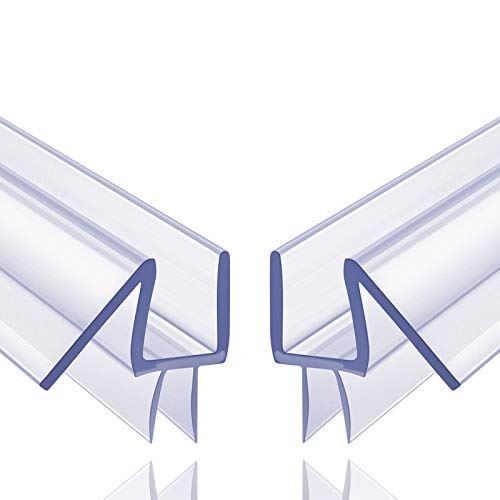 Butecare frameless shower door bottom seal 2-pack