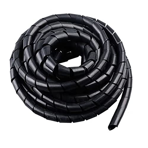 Tsurpcao black spiral cable wrap 20 ft coil