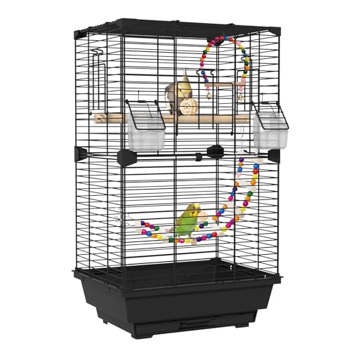 BAGHPBM 24.8 in black bird cage front view