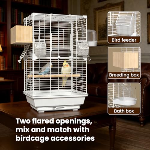 Close up of non-toxic iron wire cage construction