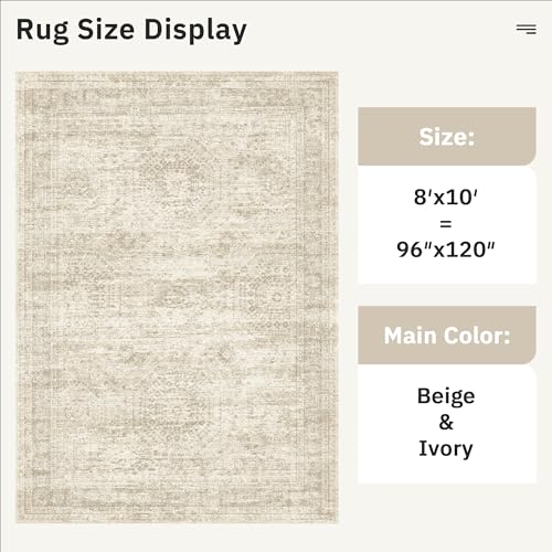 Soalmost 8x10 rug geometric pattern details