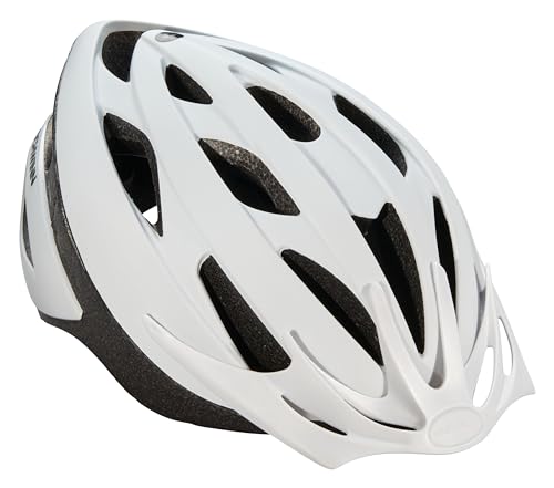 Schwinn Thrasher white adult helmet front view