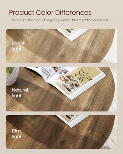 VASAGLE Coffee Table angle view