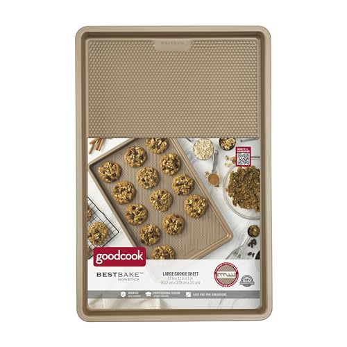 Nonstick finish on large baking tray