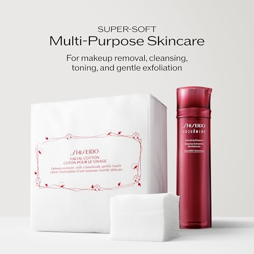 Side view of Shiseido 165 count cotton pack
