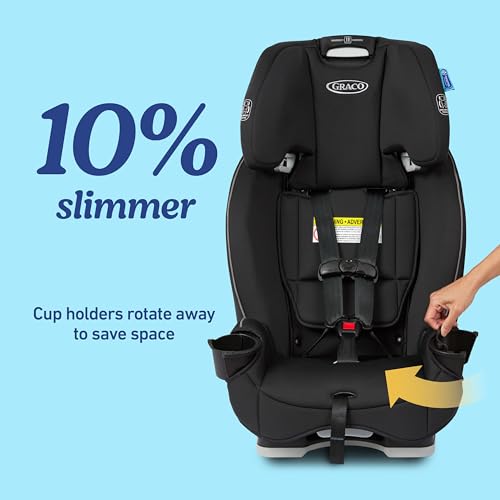 Rear-facing installation of Graco SlimFit