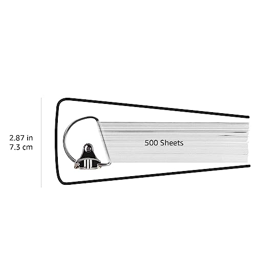 Binder capacity display