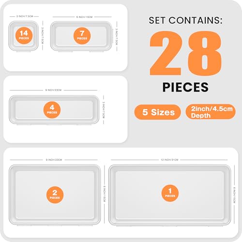 Stackable modular desk tray for office supplies