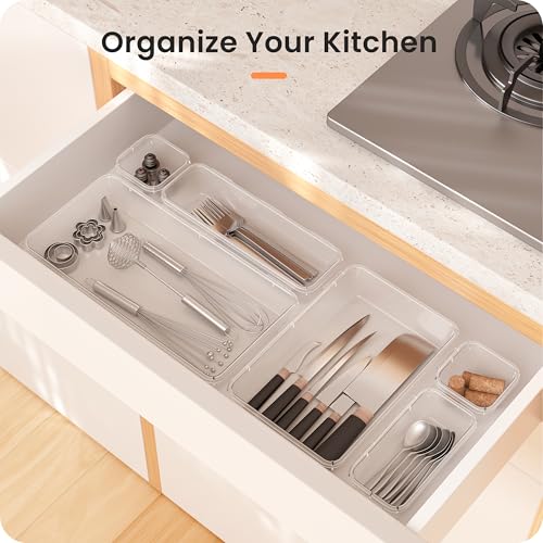 Durable clear storage tray for small accessories