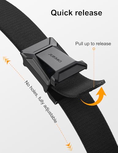 JUKMO tactical belt zinc alloy flip buckle close up