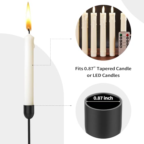 ChefBee candle holder with non-slip velvet bottom