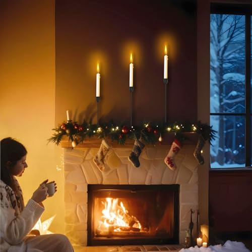 ChefBee black candle holders as festive centerpiece