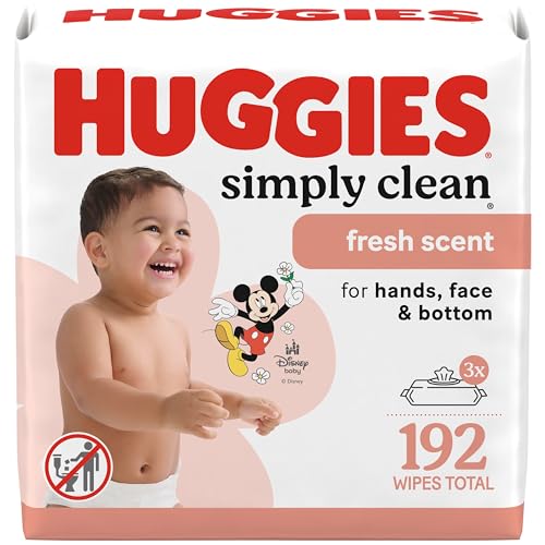 Huggies Simply Clean Fresh Scent wipes pack
