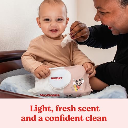 Three packs of Huggies Simply Clean wipes