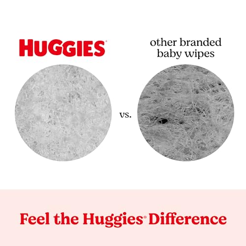 Close up of Huggies Simply Clean wipe texture
