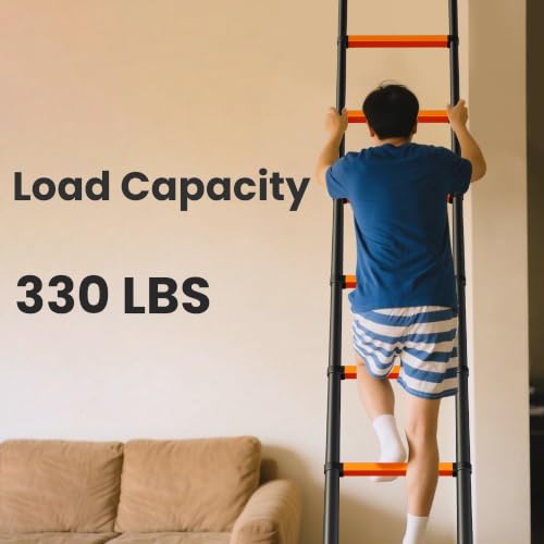 SINMEIRUN Telescoping Ladder aluminum alloy construction