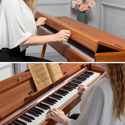 Rear connection panel of UISCOM 1852 piano